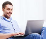 Man Working on Computer