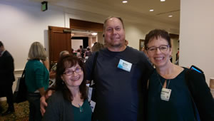 Weiss Research spec challenge winners Elizabeth Blessing, Biran Ochsner, and Chris Allsop.