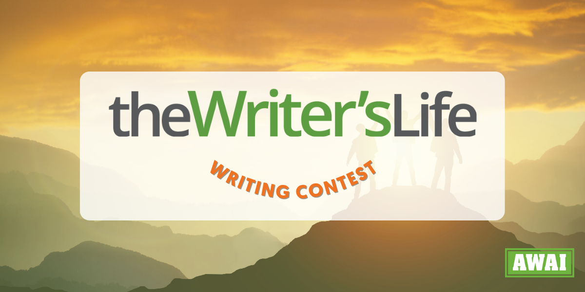 Banner that says:The Writers' Life Writing Contest