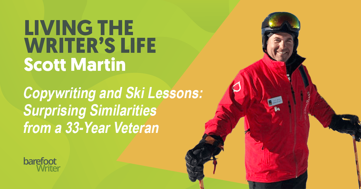Writer Scott Martin on the ski slopes