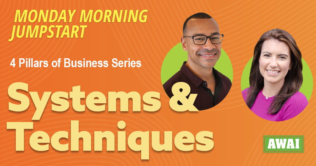 Monday Morning Jumpstart 4 Pillars of Business Systems & Techniques