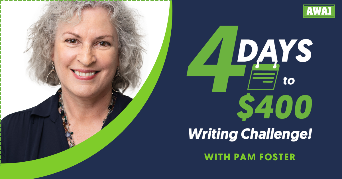4 Days to $400 Writing Challenge