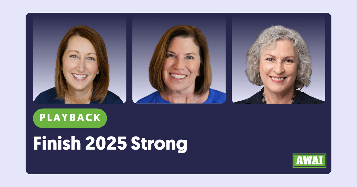 Free playback titled “Finish 2025 Strong”. Featuring Rebecca Matter, Katie Yeakle, and Pam Foster.