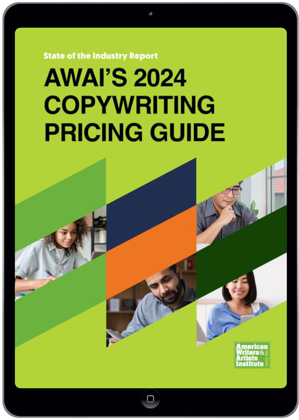 AWAI’s Copywriting Pricing Guide cover