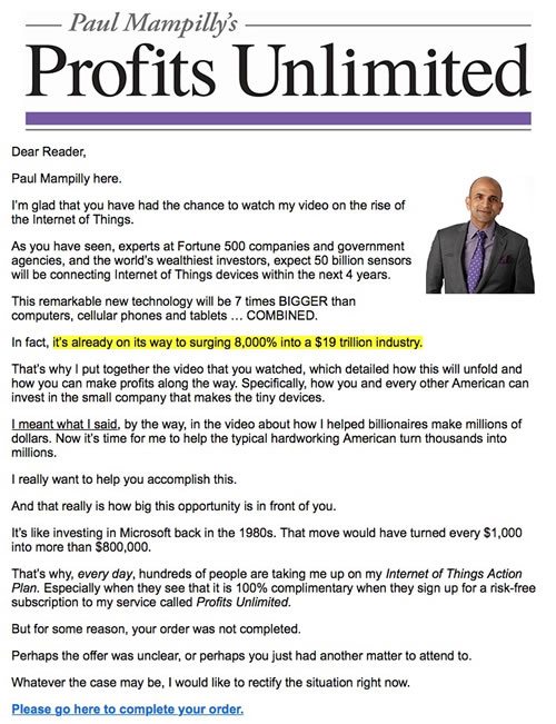 Sample Email Funnel