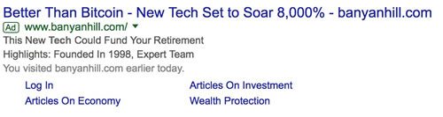 Sample Google Ad