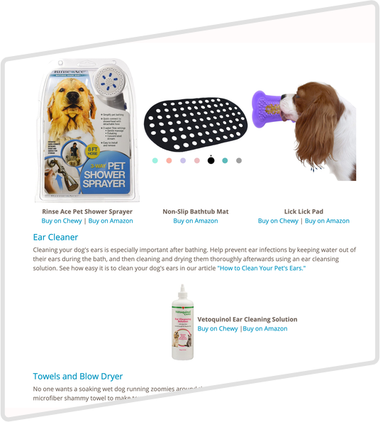 Pet Bathing Blog Screenshot 3