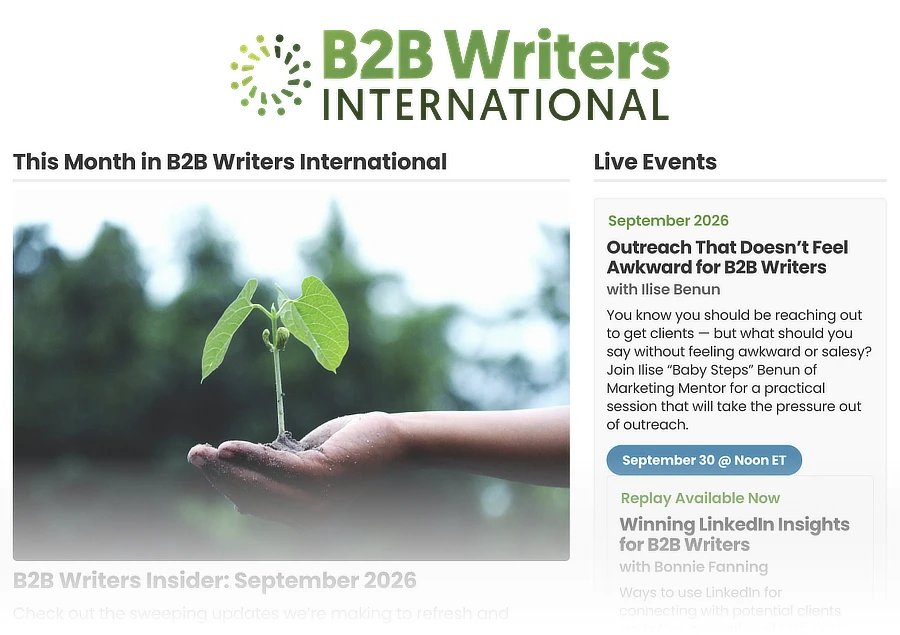 B2B Writing Roadmaps