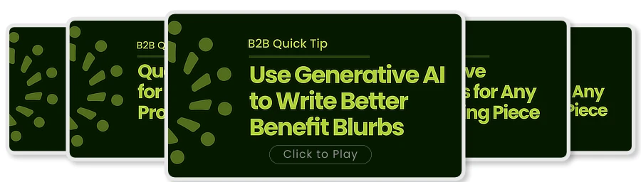 B2B Writing Quick Tip tiles