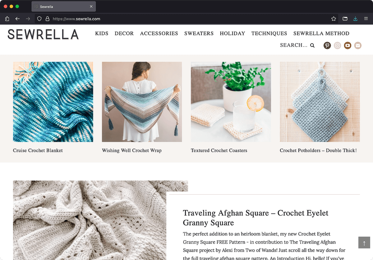 Example Website Sewrella