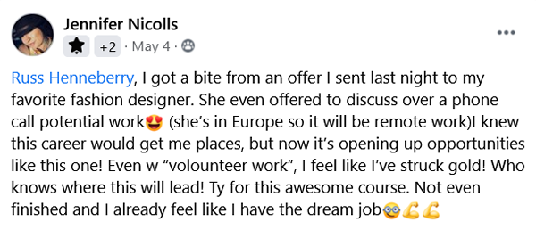 Jennifer's Facebook Post