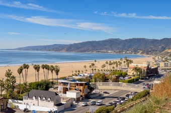 Beach off of the Pacific Coast Highway