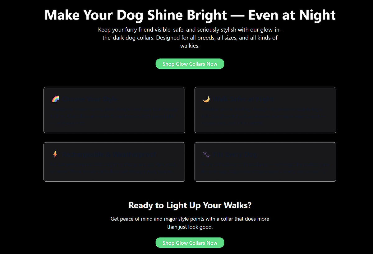 AI Website Site Example