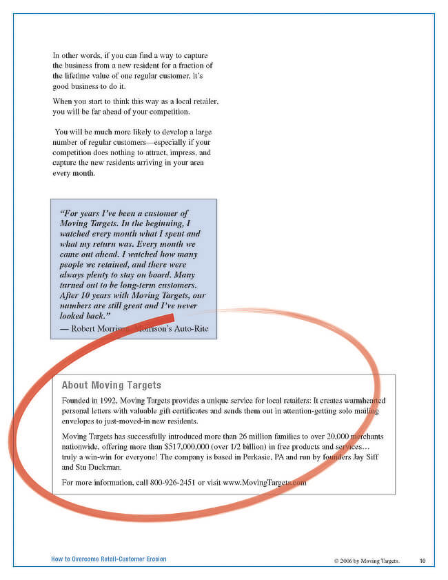 White Paper on Erosion Example Page