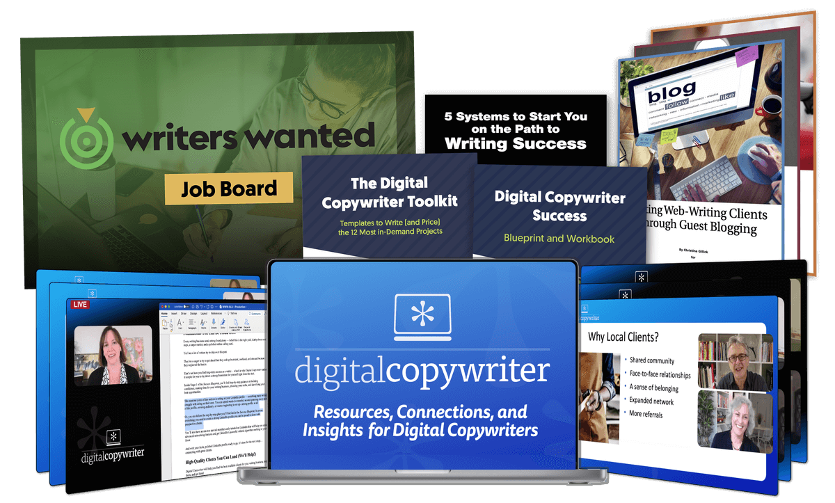 Digital Copywriter Product Spread