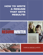 The Pro Resume Writer Program