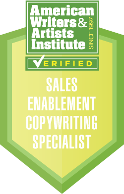 Sales Enablement Copywriting Mastery & Certification Badge